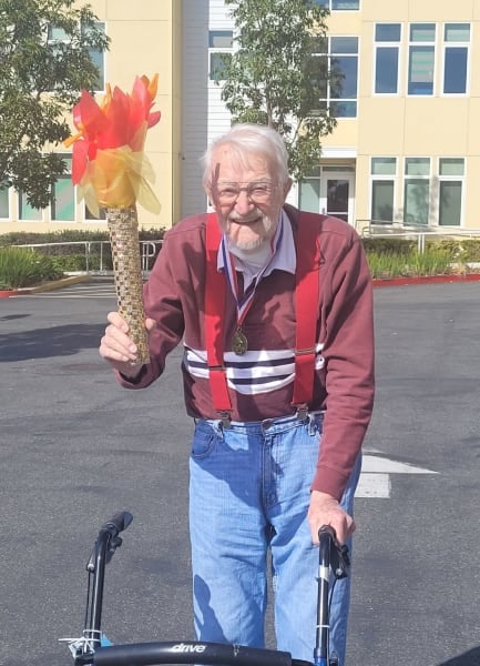 Huntington Beach (CA) residents went all out for their version of the Opening Ceremony.