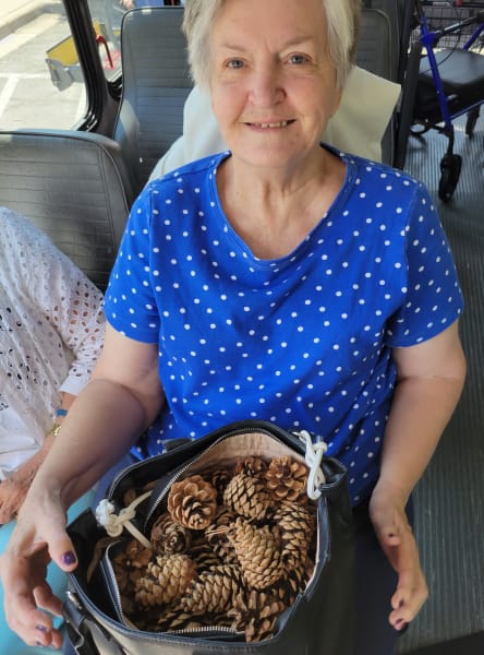 One energetic resident even collected an entire bag full of pinecones for a potential future project!