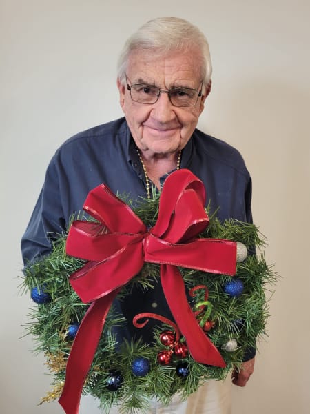 Turners Rock (MO) residents made their very own custom wreaths to hang on their doors.