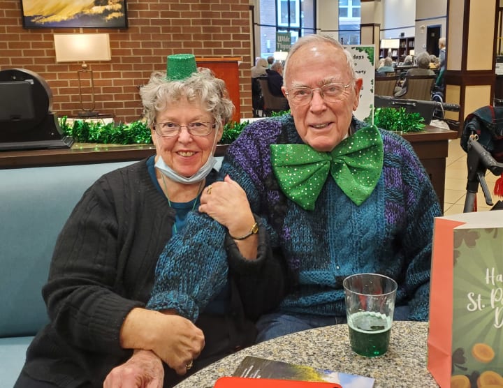 Kirkland (WA) residents enjoyed their green beverages for St. Patrick's Day.