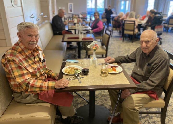 Monterey (CA) residents enjoyed a visit from a large turkey for the special day!