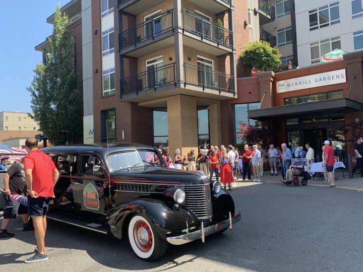 Kirkland (WA) residents enjoyed the sunny weather for a parade, barbeque and plenty of Independence Day decorations.