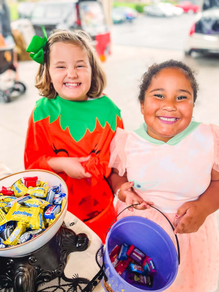 Local kids enjoyed the Knoxville trick-or-treat event.