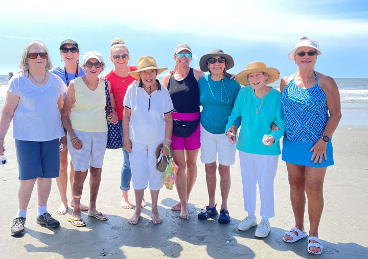 Carolina Park (SC) residents enjoying their time down on the beach.