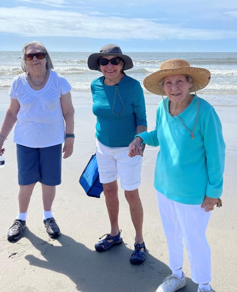 Carolina Park (SC) residents enjoying their time down on the beach.