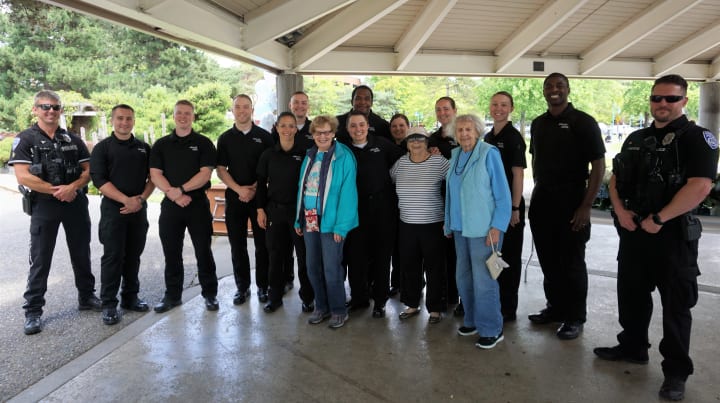 Merrill Gardens at Kirkland first responders and residents