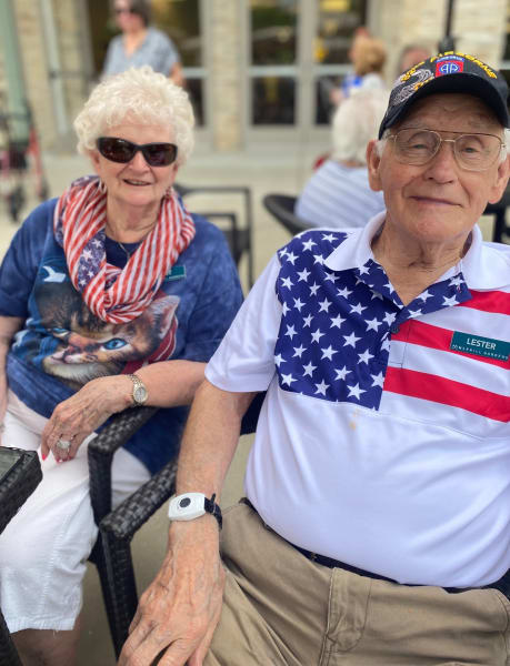 Woodstock (GA) residents were all smiles during their delicious Fourth of July barbeque.