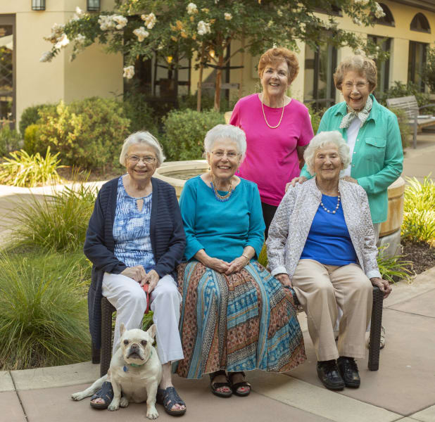 Friends spending time together at Merrill Gardens