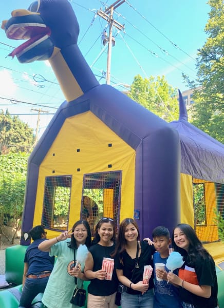 Bounce house at Fun Fair