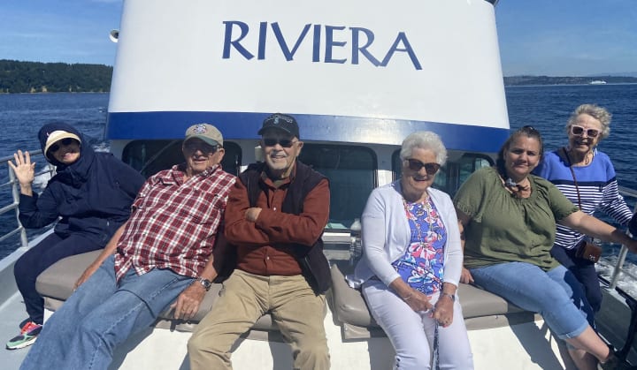 Tacoma residents enjoy a cruise out on the Puget Sound!