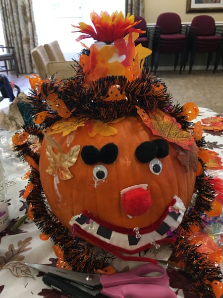 Barkley Place emptied out their craft closet as they made some loud and creative pumpkins!