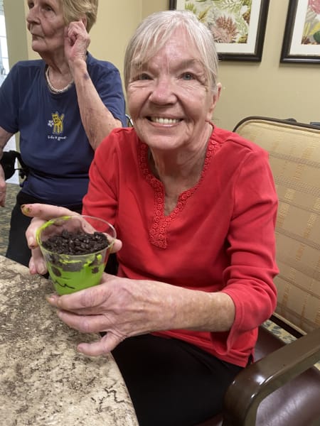 Bradenton residents enjoyed their Frankenstein inspired desserts.