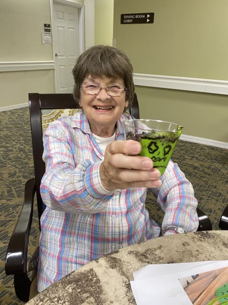 Bradenton residents enjoyed their Frankenstein inspired desserts.