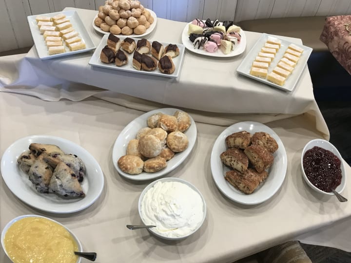 Eagleview Landing (PA) residents enjoyed a special tea time.