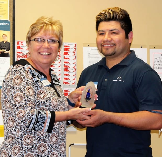 Team Member of the Year Jorge Vasquez