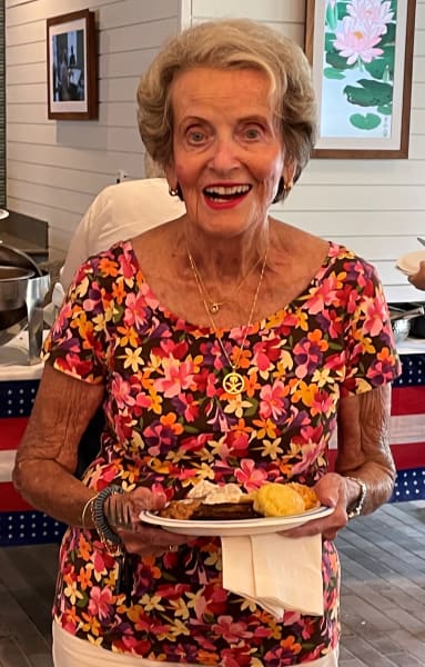 Carolina Park (SC) residents were all smiles during their delicious Fourth of July barbeque.