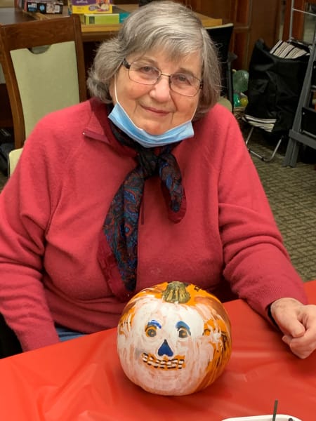 University residents broke out the paint to decorate some amazing pumpkins!