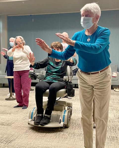 Carolina Park (SC) residents enjoyed a new class of Tai Chi.