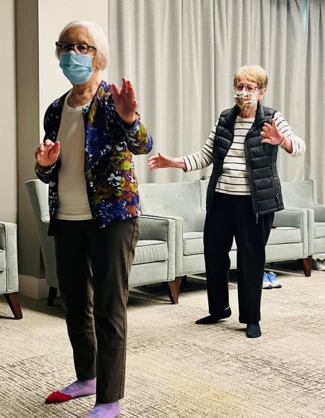 Carolina Park (SC) residents enjoyed a new class of Tai Chi.