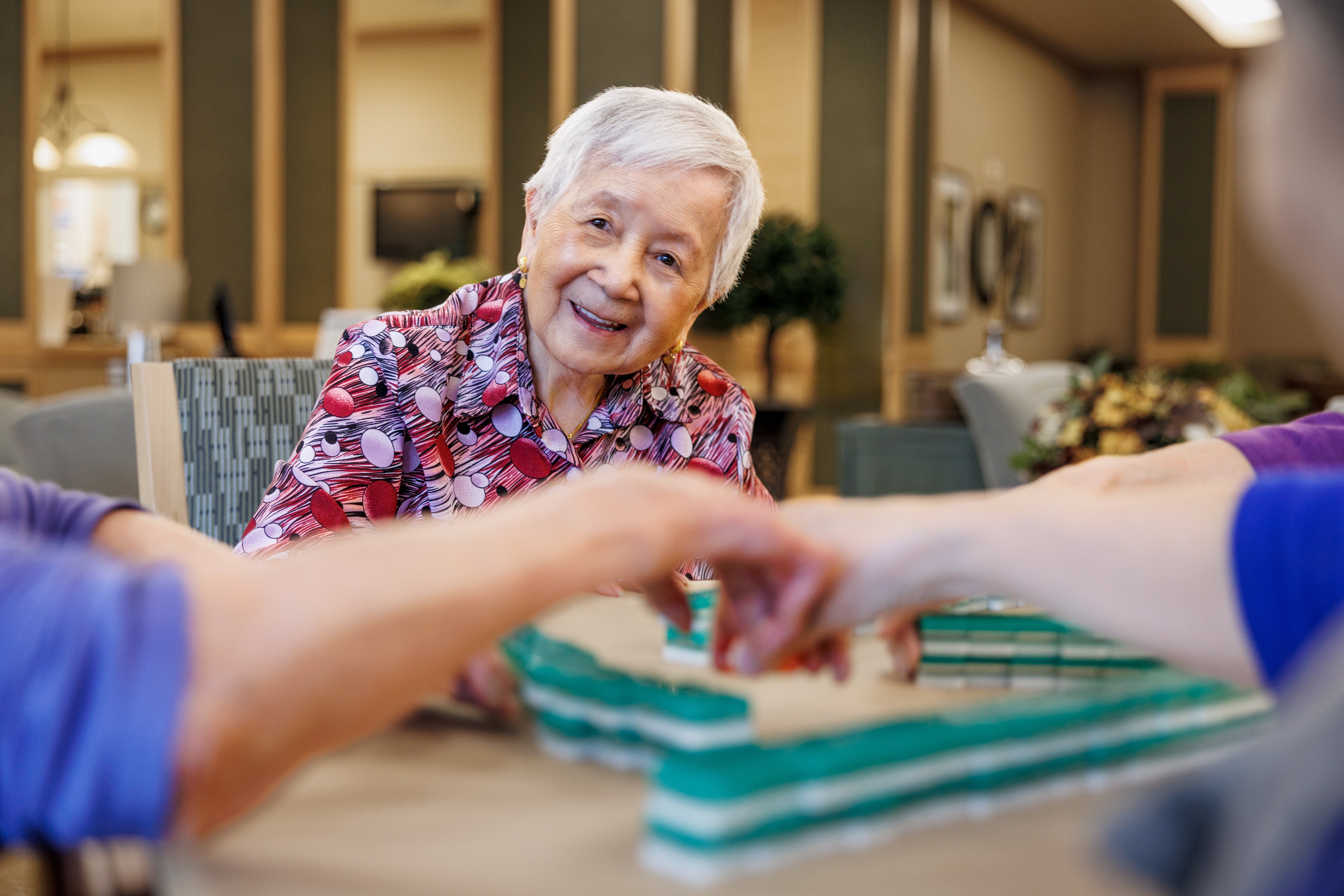 Resident playing game